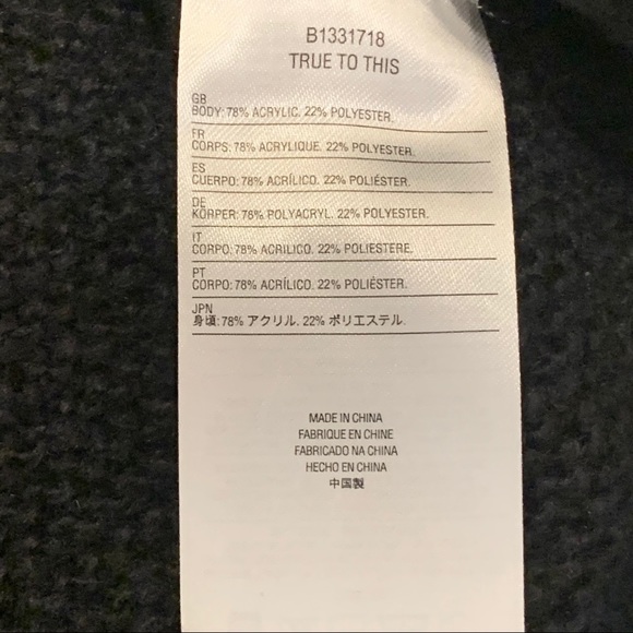 VOLCOM True To This Long Sweater Black and White - Picture 7 of 8